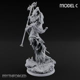 Robes Trailing Lich Shaman C Miniature for Dungeons and Dragons, Pathfinder or other TTRPGs