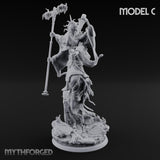 Robes Trailing Lich Shaman C Miniature for Dungeons and Dragons, Pathfinder or other TTRPGs