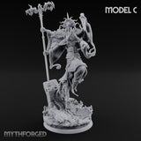 Robes Trailing Lich Shaman C Miniature for Dungeons and Dragons, Pathfinder or other TTRPGs