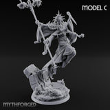 Robes Trailing Lich Shaman C Miniature for Dungeons and Dragons, Pathfinder or other TTRPGs