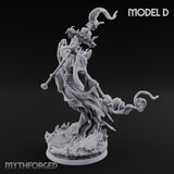 Robes Trailing Lich Shaman D Miniature for Dungeons and Dragons, Pathfinder or other TTRPGs