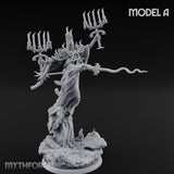 Robes Trailing Lich Shamans Miniature for Dungeons and Dragons, Pathfinder or other TTRPGs
