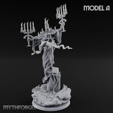 Robes Trailing Lich Shamans Miniature for Dungeons and Dragons, Pathfinder or other TTRPGs