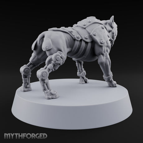 Bite Now, Calibrate Later Hell Hound Cybernetic Dog A