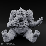 Palms Out Bellowing Happy Troll Miniature for Dungeons and Dragons, Pathfinder or other TTRPGs