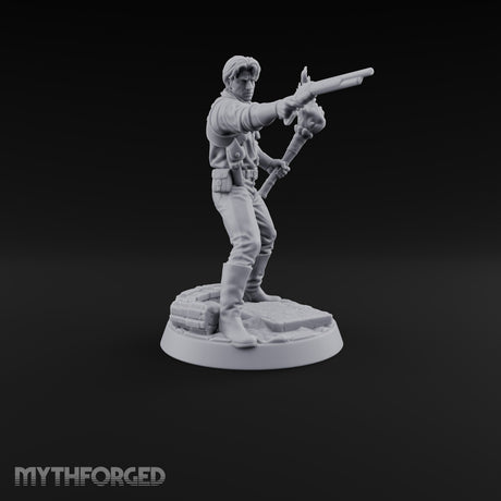 Torchlit Aim Human Gunslinger
