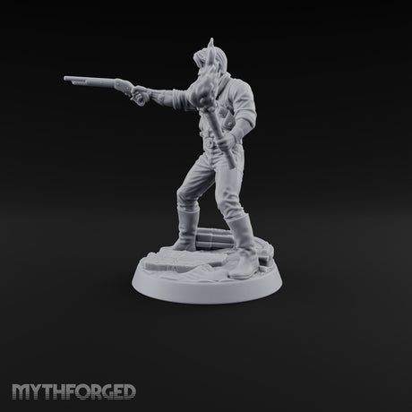 Torchlit Aim Human Gunslinger