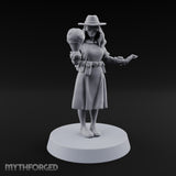 Gadgets and Grimoires Human Civilians with Orb, Book and Dish — A