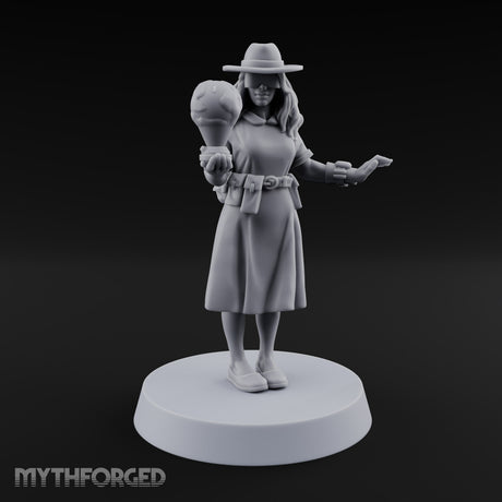 Gadgets and Grimoires Human Civilians with Orb, Book and Dish — A