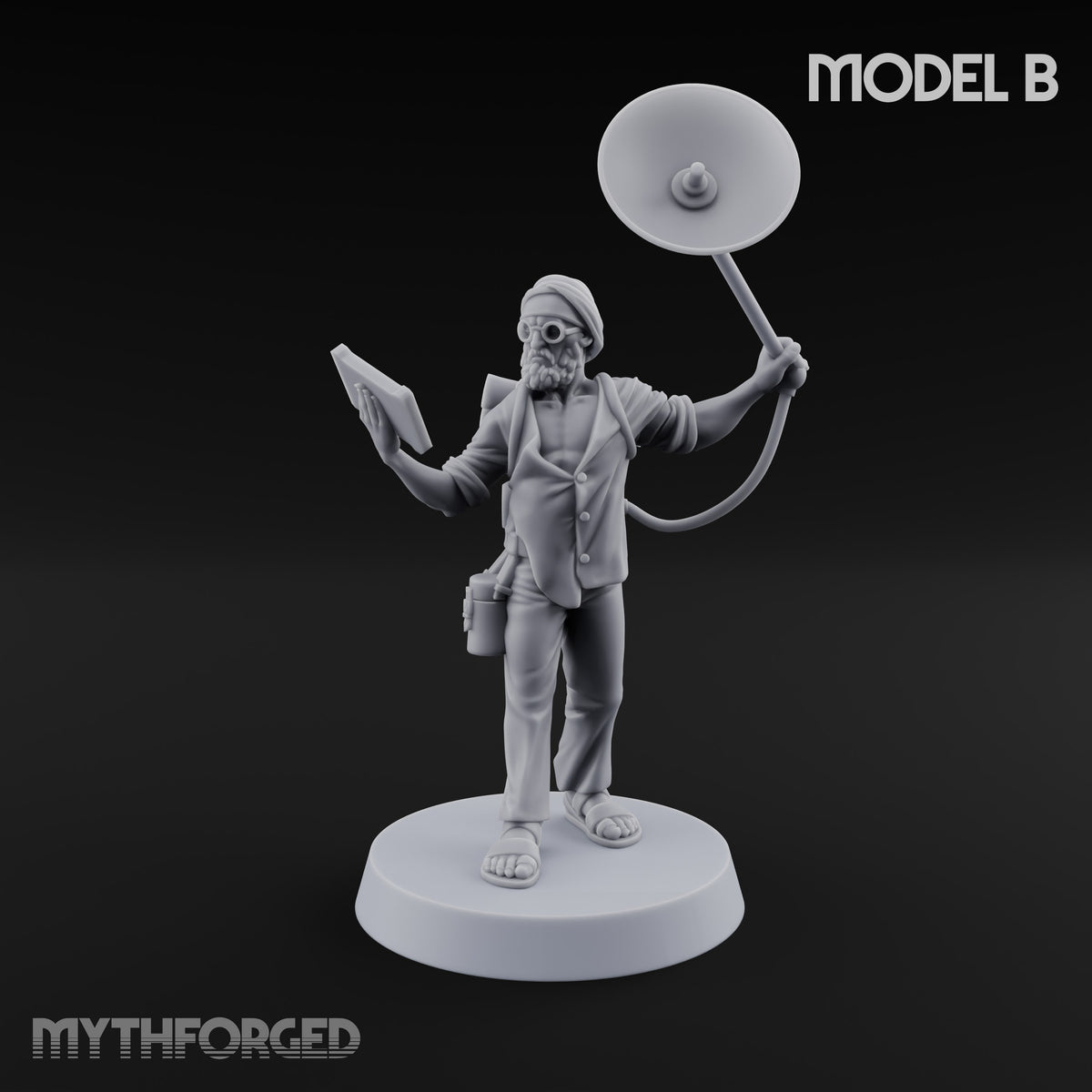Gadgets and Grimoires Human Civilians with Orb, Book and Dish — B