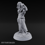 Shoulder Hoisting Human Warrior Miniature for Dungeons and Dragons, Pathfinder or other TTRPGs