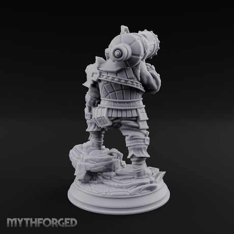 Shouldering the Big Gun Dwarf Cannoneer