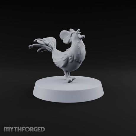 Pecking Order Barnyard Chicken C Miniature for Dungeons and Dragons, Pathfinder or other TTRPGs