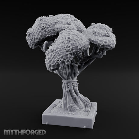 Rope-Bound Blossom-Canopied Sacred Twisted Tree gallery 3