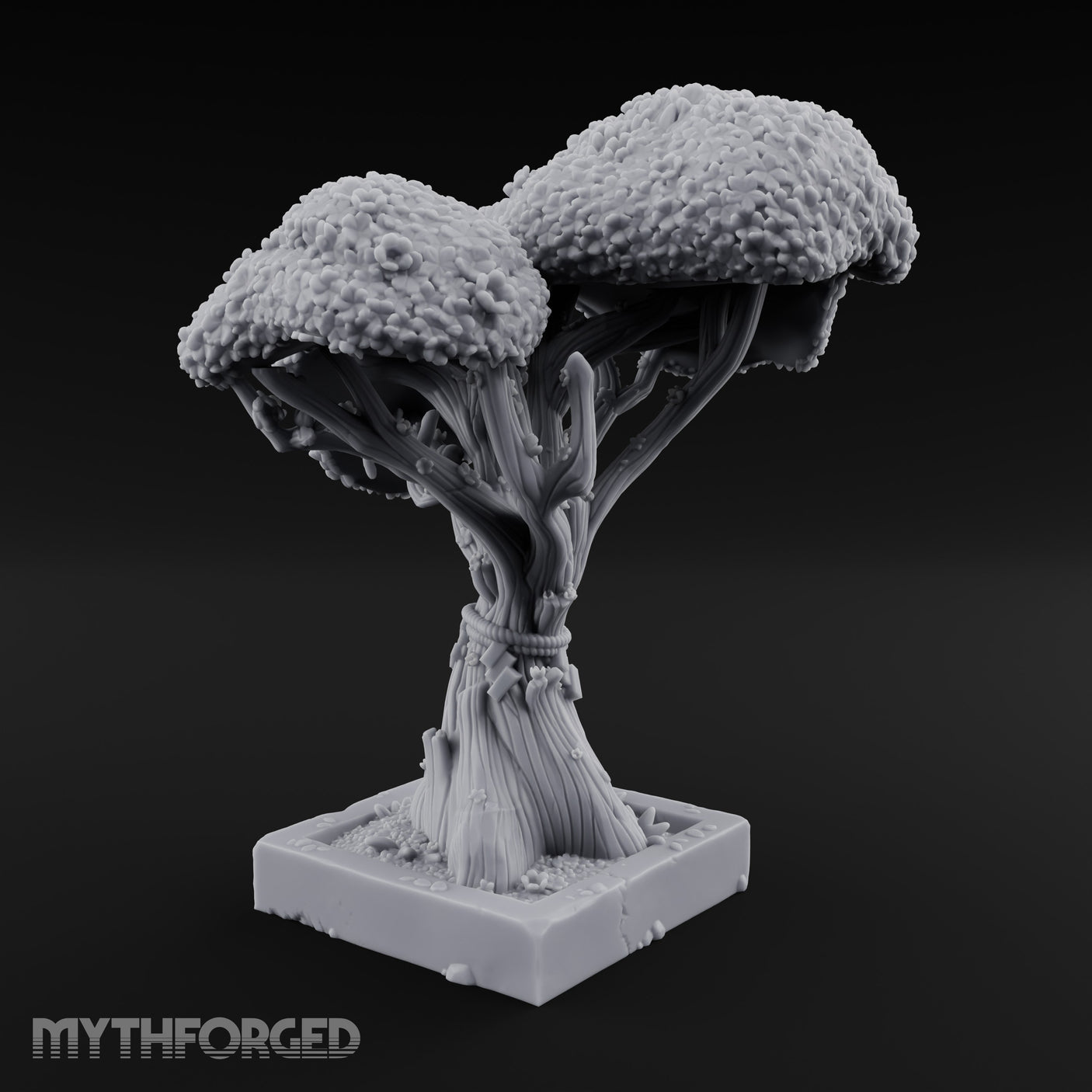 Rope-Bound Blossom-Canopied Sacred Twisted Tree gallery 8