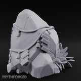 Rope-Bound Leaf-Cradled Sacred Standing Stone Altar gallery 2