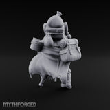 Rope-Bound Pack-Laden Tortle Traveller Miniature for Dungeons and Dragons, Pathfinder or other TTRPGs