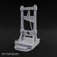 Rope-Hung Plank-Platformed Guillotine Execution Block Miniature for Dungeons and Dragons, Pathfinder or other TTRPGs
