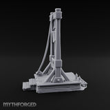 Rope-Hung Plank-Platformed Guillotine Execution Block Miniature for Dungeons and Dragons, Pathfinder or other TTRPGs