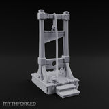 Rope-Hung Plank-Platformed Guillotine Execution Block Miniature for Dungeons and Dragons, Pathfinder or other TTRPGs