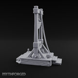 Rope-Hung Plank-Platformed Guillotine Execution Block Miniature for Dungeons and Dragons, Pathfinder or other TTRPGs