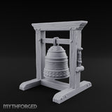 Rope-Hung Rivet-Studded Temple Bell Stand gallery 9