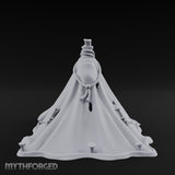 Rope-Knotted Firewood-Stocked Wilderness Tent Camp Miniature for Dungeons and Dragons, Pathfinder or other TTRPGs