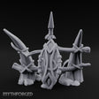 Rope-Lashed Diamond-Etched Tribal Idol Marker Scene Miniature for Dungeons and Dragons, Pathfinder or other TTRPGs