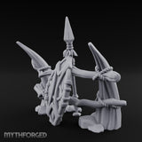 Rope-Lashed Diamond-Etched Tribal Idol Marker Scene Miniature for Dungeons and Dragons, Pathfinder or other TTRPGs