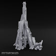 Rope-Lashed Timber-Scattered Ruined Trebuchet Miniature for Dungeons and Dragons, Pathfinder or other TTRPGs