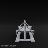 Rope-Strung Timber-Framed Hammock Miniature for Dungeons and Dragons, Pathfinder or other TTRPGs