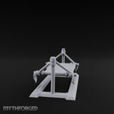 Rope-Strung Timber-Framed Hammock Miniature for Dungeons and Dragons, Pathfinder or other TTRPGs