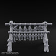 Rope-Tied Scale-Heavy Fish Drying Rack Miniature for Dungeons and Dragons, Pathfinder or other TTRPGs