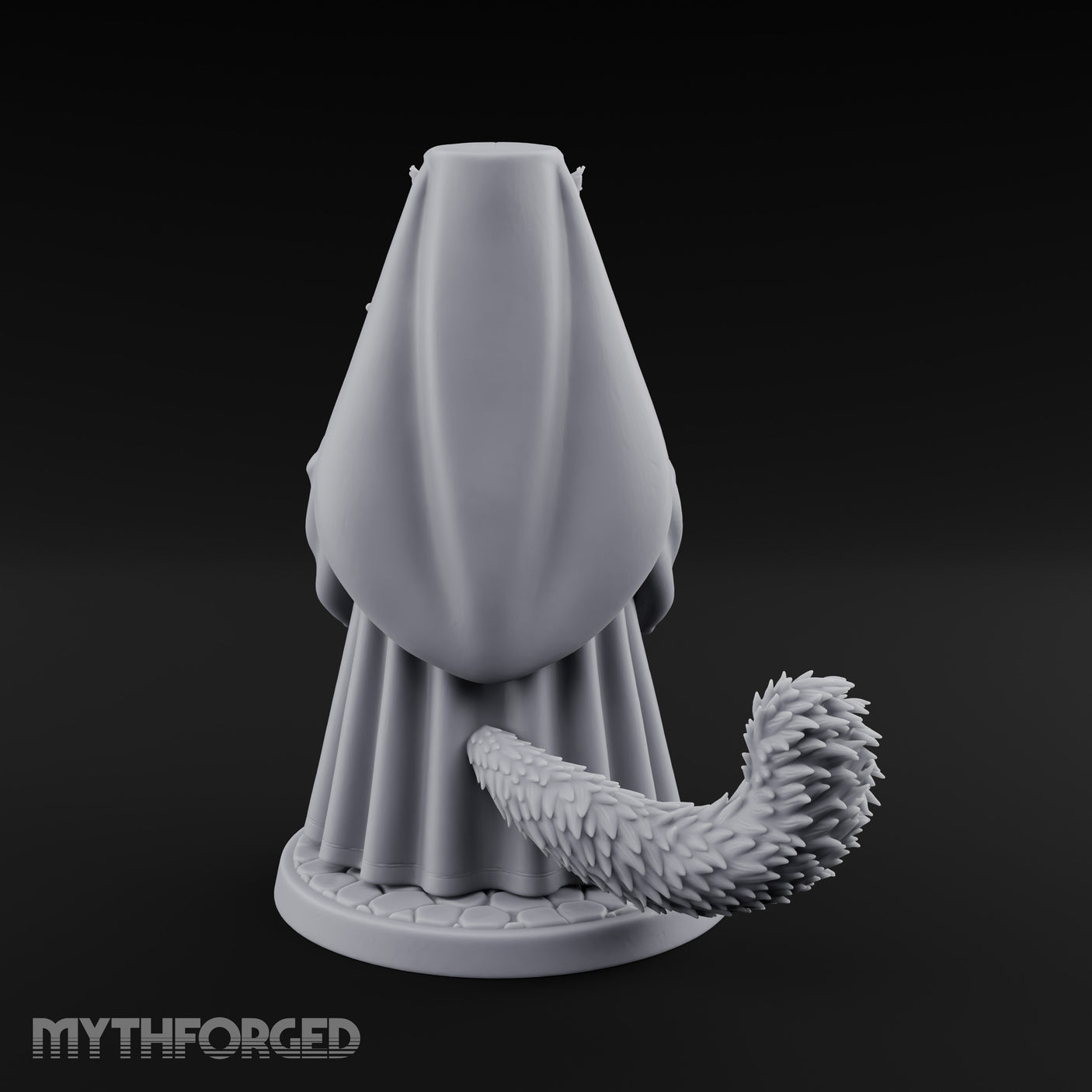 Rosary Clutching Tabaxi Cleric Miniature for Dungeons and Dragons, Pathfinder or other TTRPGs