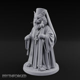 Rosary Clutching Tabaxi Cleric Miniature for Dungeons and Dragons, Pathfinder or other TTRPGs