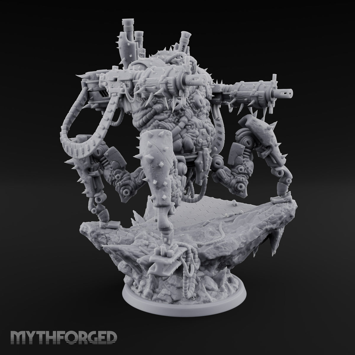 Lawn and Disorder Flesh Golem Mower Construct A — Weapons 1 · No FX