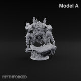 Lawn and Disorder Flesh Golem Mower Constructs — A · Weapons 2 · FX
