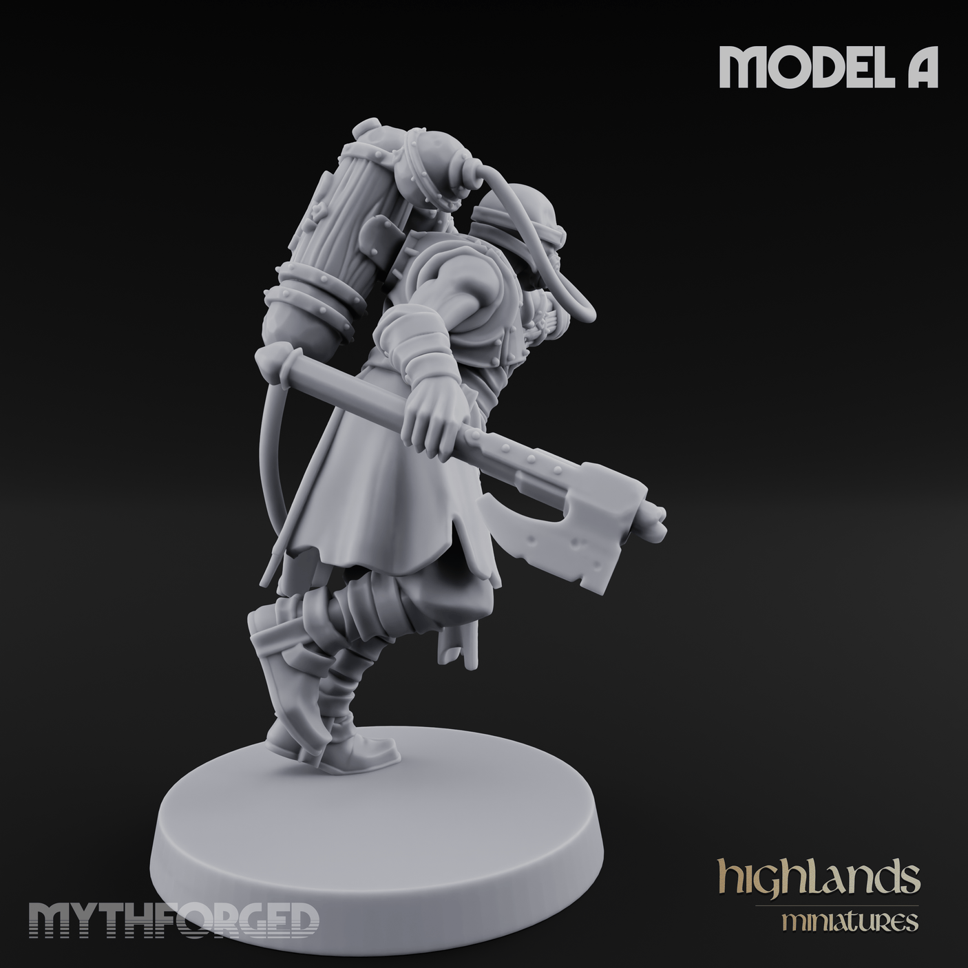 Enhanced Human Artificers A Miniature for Dungeons and Dragons, Pathfinder or other TTRPGs