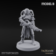 Enhanced Human Artificers B Miniature for Dungeons and Dragons, Pathfinder or other TTRPGs