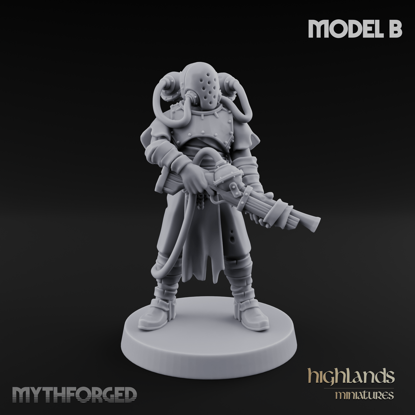 Enhanced Human Artificers Miniature for Dungeons and Dragons, Pathfinder or other TTRPGs