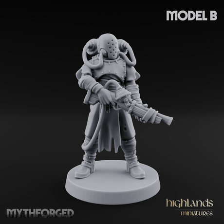 Enhanced Human Artificers Miniature for Dungeons and Dragons, Pathfinder or other TTRPGs