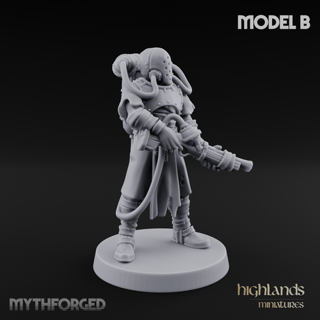 Enhanced Human Artificers Miniature for Dungeons and Dragons, Pathfinder or other TTRPGs
