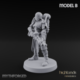Enhanced Human Artificers B Miniature for Dungeons and Dragons, Pathfinder or other TTRPGs