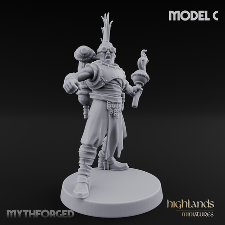 Enhanced Human Artificers Miniature for Dungeons and Dragons, Pathfinder or other TTRPGs