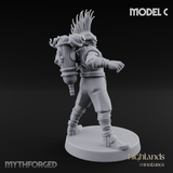 Enhanced Human Artificers C Miniature for Dungeons and Dragons, Pathfinder or other TTRPGs