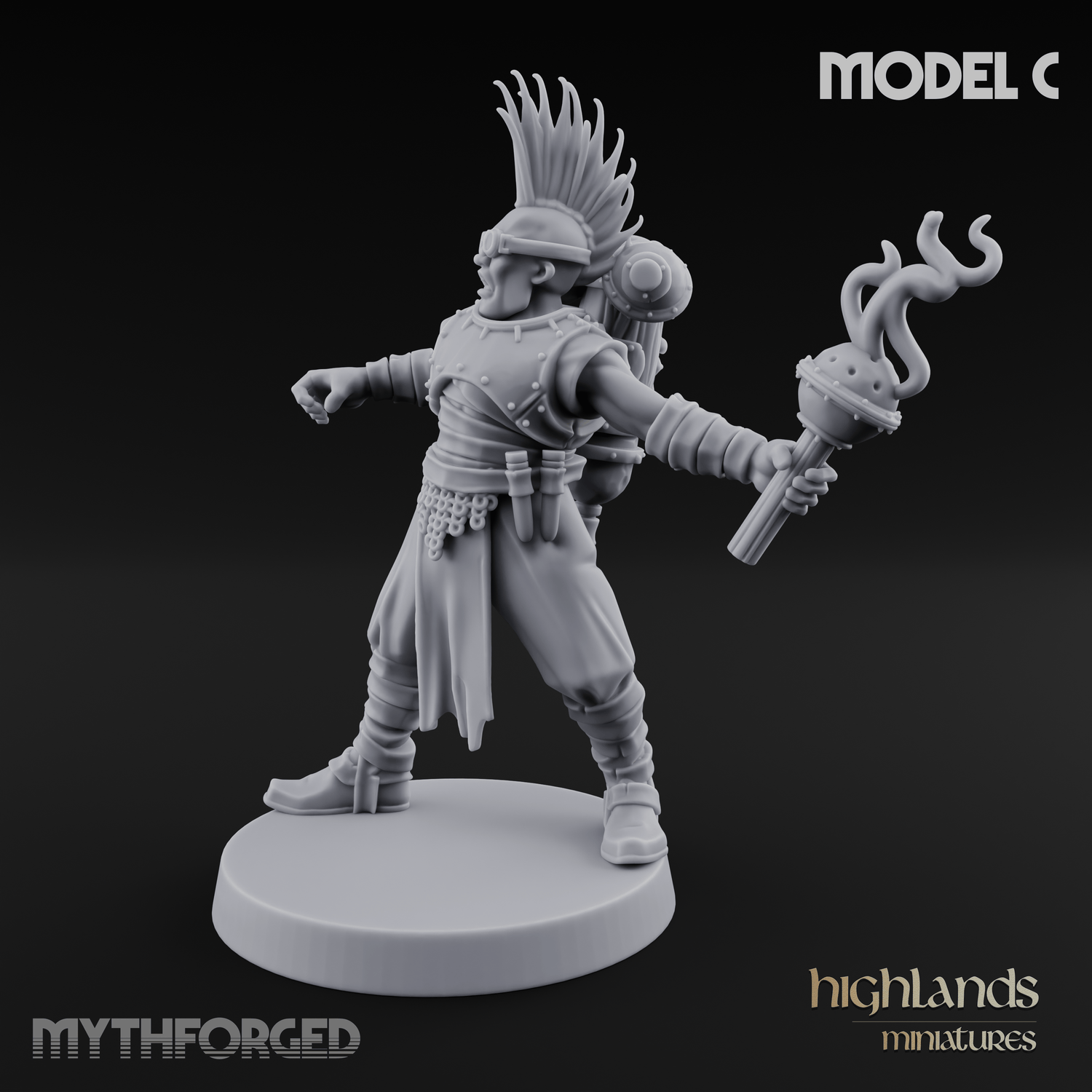Enhanced Human Artificers C Miniature for Dungeons and Dragons, Pathfinder or other TTRPGs