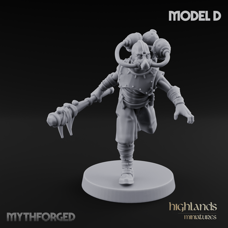 Enhanced Human Artificers D Miniature for Dungeons and Dragons, Pathfinder or other TTRPGs