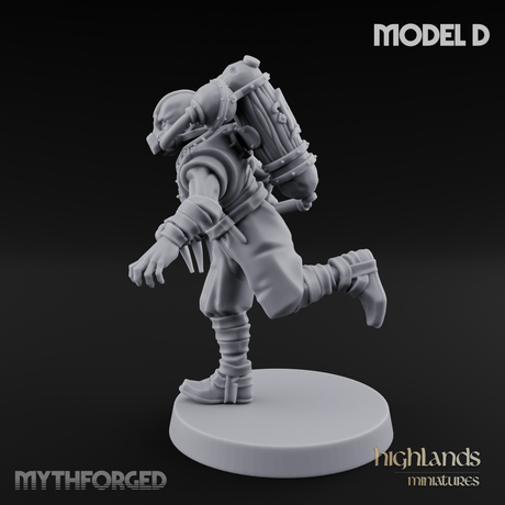 Enhanced Human Artificers D Miniature for Dungeons and Dragons, Pathfinder or other TTRPGs