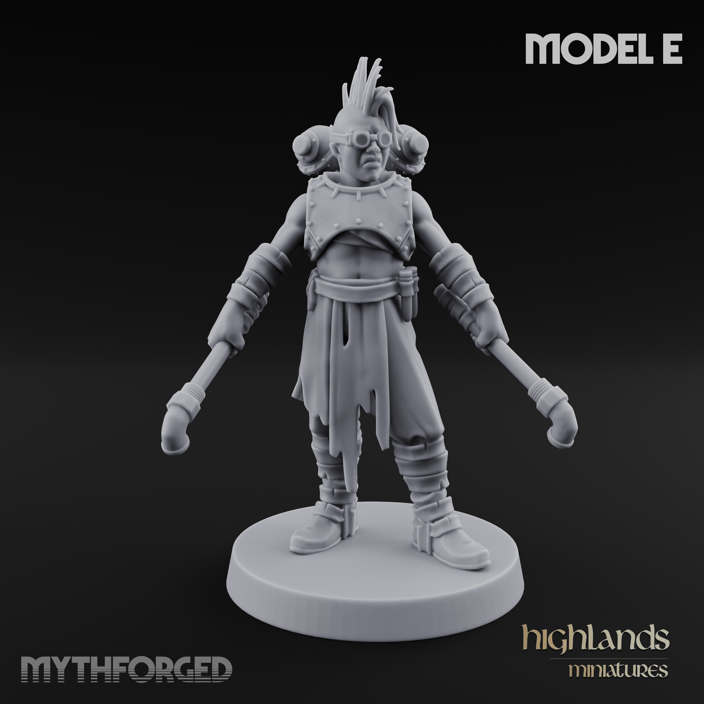 Enhanced Human Artificers Miniature for Dungeons and Dragons, Pathfinder or other TTRPGs