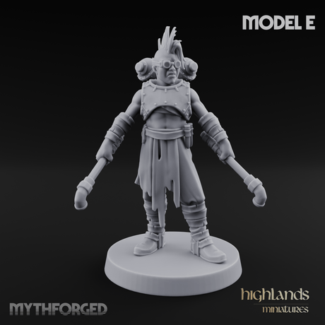 Enhanced Human Artificers Miniature for Dungeons and Dragons, Pathfinder or other TTRPGs